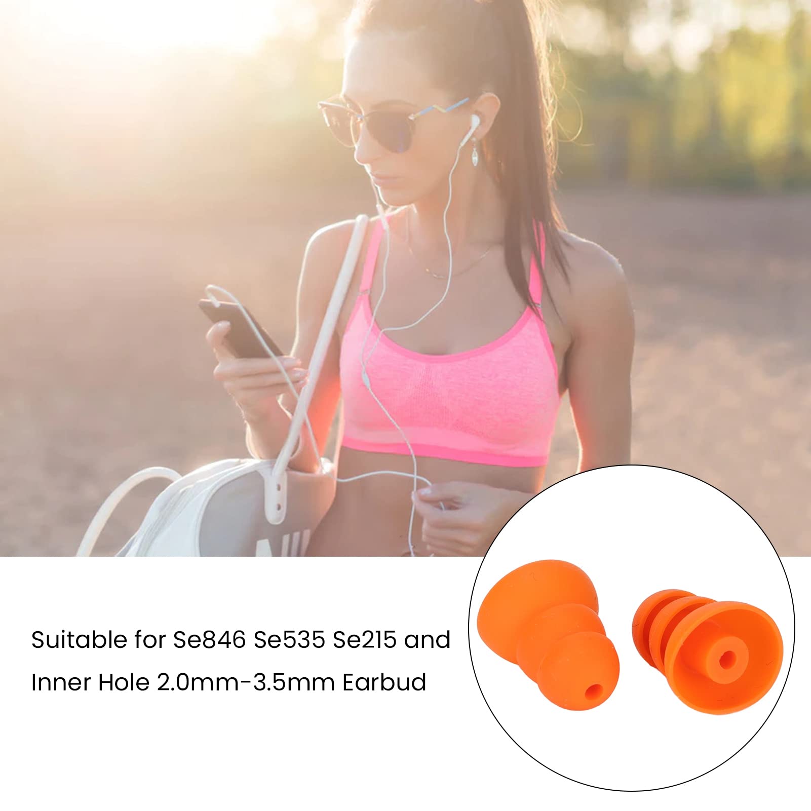 SUNGOOYUE embouts compatibles SE846 et SE535, adaptables à plusieurs écouteurs.