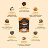 SunLab Essentials boisson café-champignons prête en un coup, pratique au quotidien.
