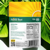 Sunlit Best Spiruline: comprimés verts offrant énergie et bien-être au quotidien.