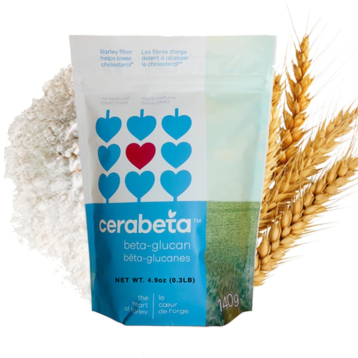 Sunny Boy Cerabeta poudre bêta-glucane, fibre neutre idéale pour smoothies.