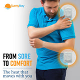 SunnyBay bande adhésive thermique pour le genou, soutien discret lors des mouvements.
