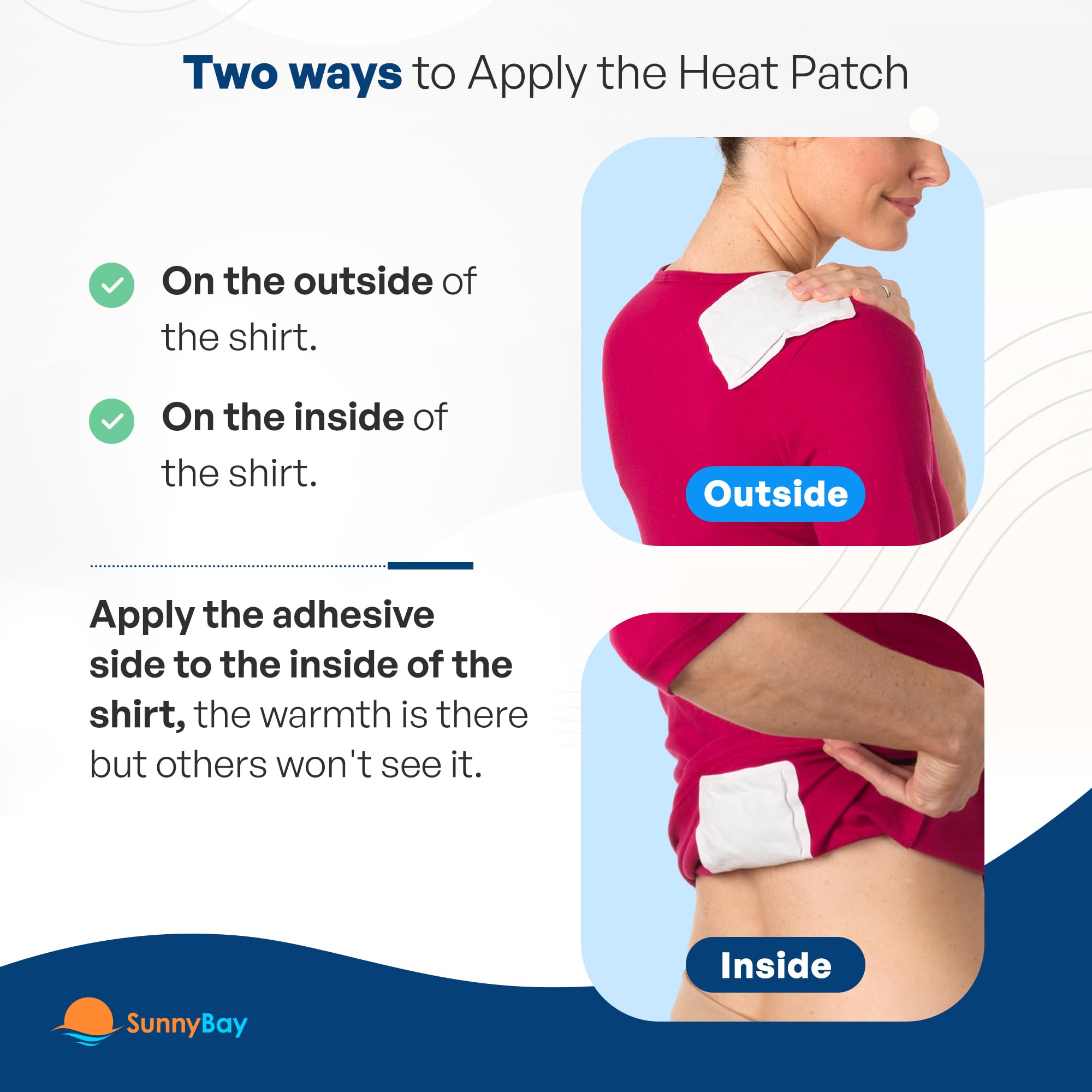SunnyBay bande adhésive thermique, stockage et réutilisation faciles.