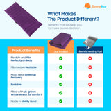 Utilisation du SunnyBay pour le dos et les lombaires – chaleur relaxante après l’effort.