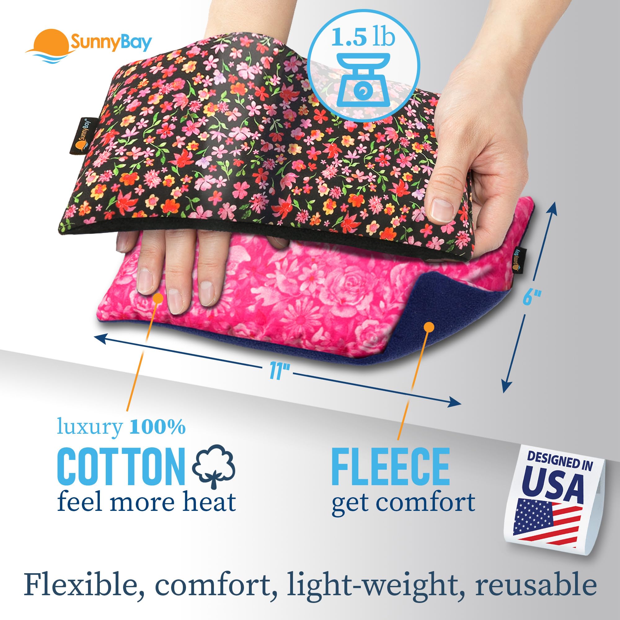 SunnyBay design ergonomique et moulable, s'adapte aux contours du corps.