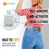SunnyBay emballage patches 40-count montrant le kit pratique et portable