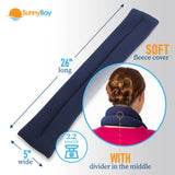 SunnyBay face-flanelle-douce bleu: surface moelleuse pour un confort agréable sur la peau.