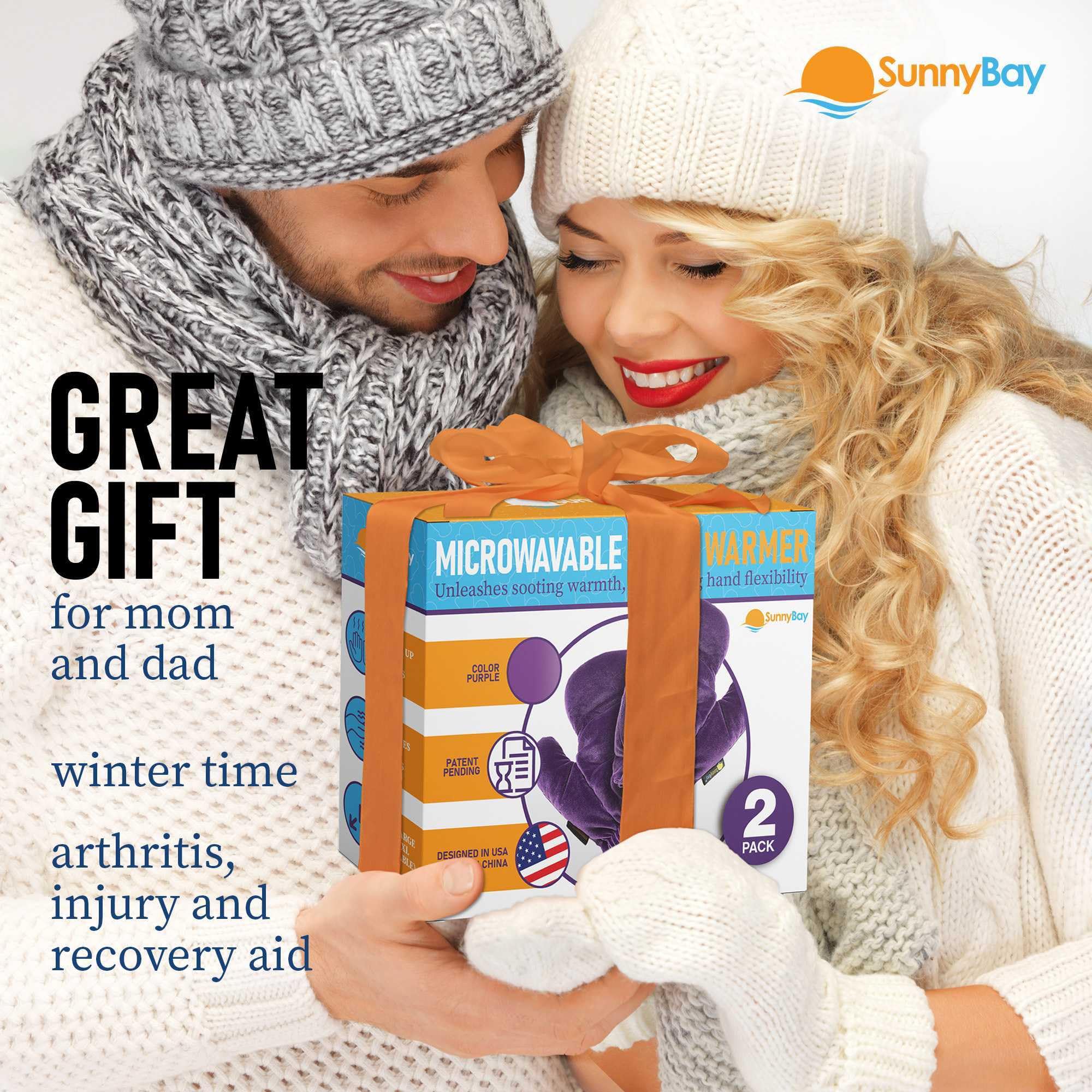 SunnyBay gants thérapie main froid utilisables comme glace thérapeutique.