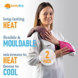 SunnyBay usages polyvalents pour épaules, dos ou ventre avec chaleur modulable.