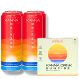 Sunrise Balanced Energy boisson pétillante avec kanna – énergie douce et focus.