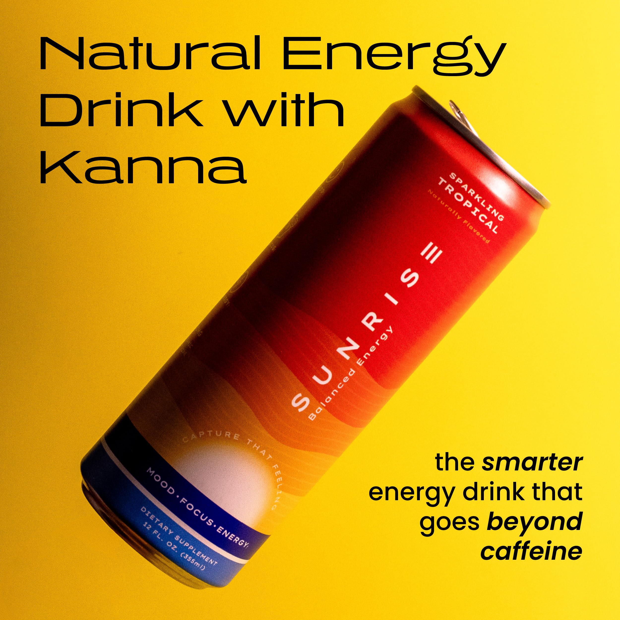 Saveur fruit naturel Sunrise Balanced Energy kanna – expérience rafraîchissante.