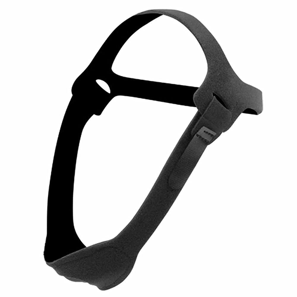 Sunset Healthcare Solutions halo style sangle mentonnière noir, maintien confortable pour diverses tailles.
