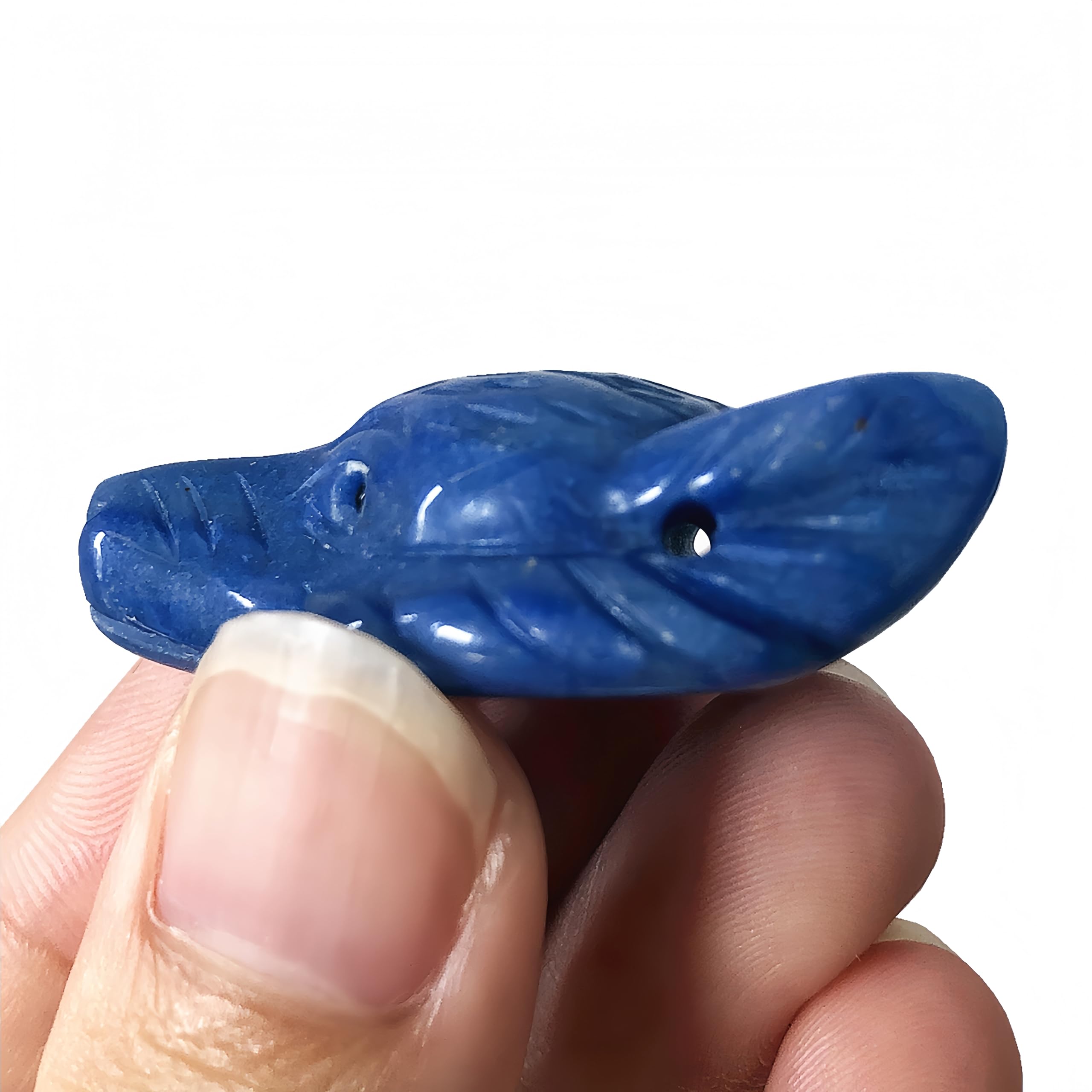 Sunshcat Pendentif en aventurine bleue, prêt à porter ou offrir comme cadeau.