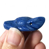 Sunshcat Pendentif en aventurine bleue, prêt à porter ou offrir comme cadeau.