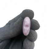 Ensemble Sunshcat de quatre pierres Lepidolite violette, cadeau symbolique pour l'amour.