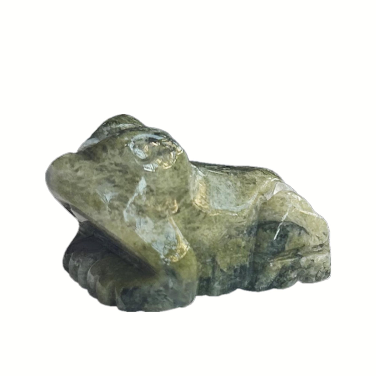 Sunshcat grenouille cristal taillée à la main, porte-bonheur pour bureau ou étagère.