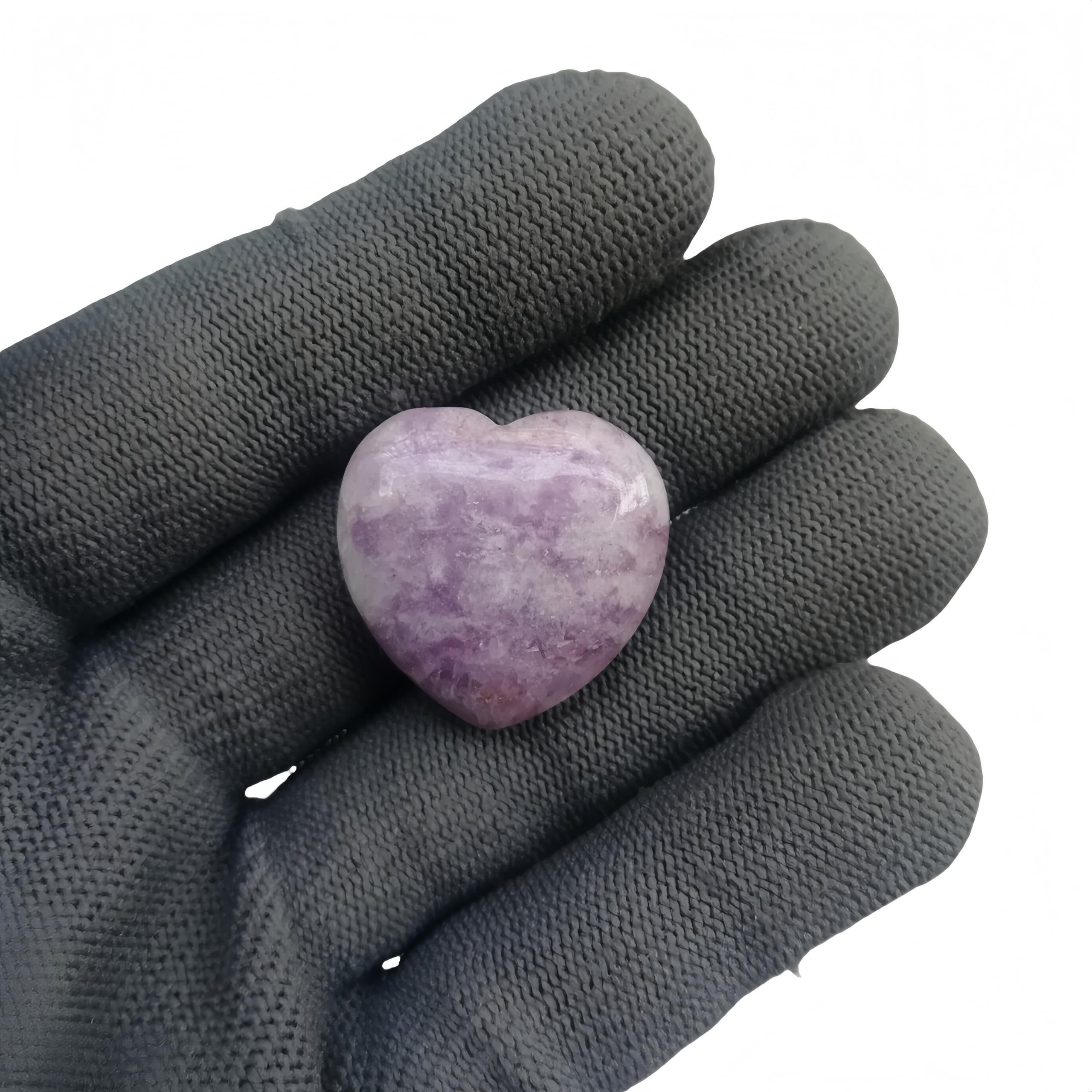 Sunshcat pierre Lepidolite violette idéale pour méditation et équilibre émotionnel.
