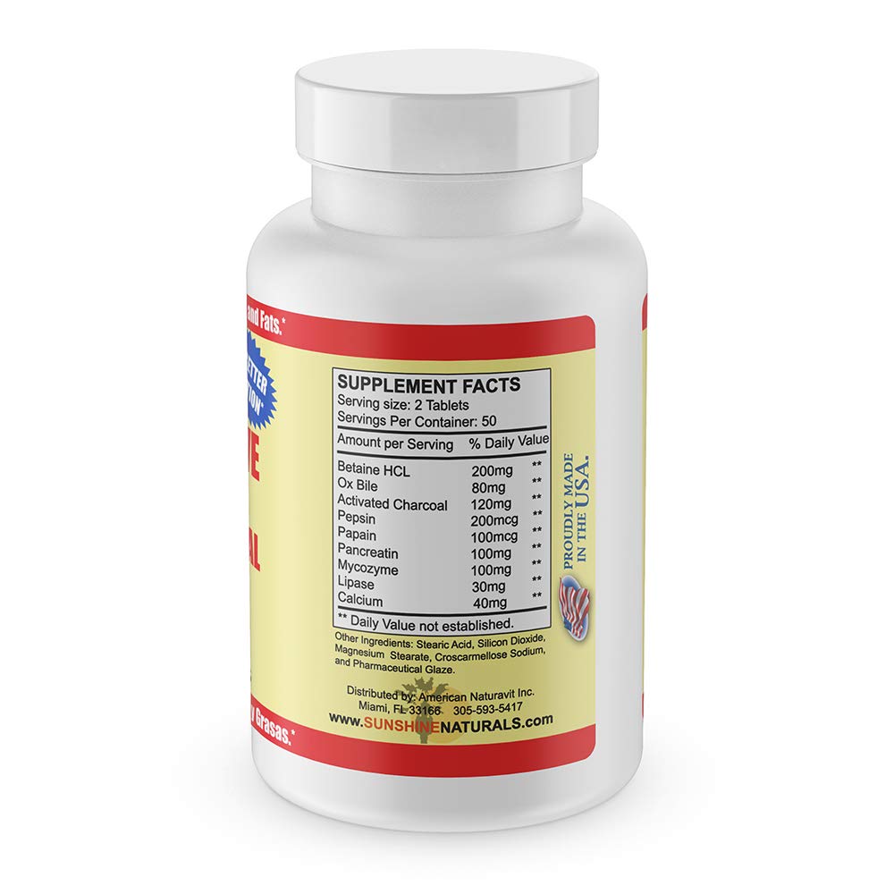 Sunshine Naturals Super Digestive – prise quotidienne avec repas pratique.