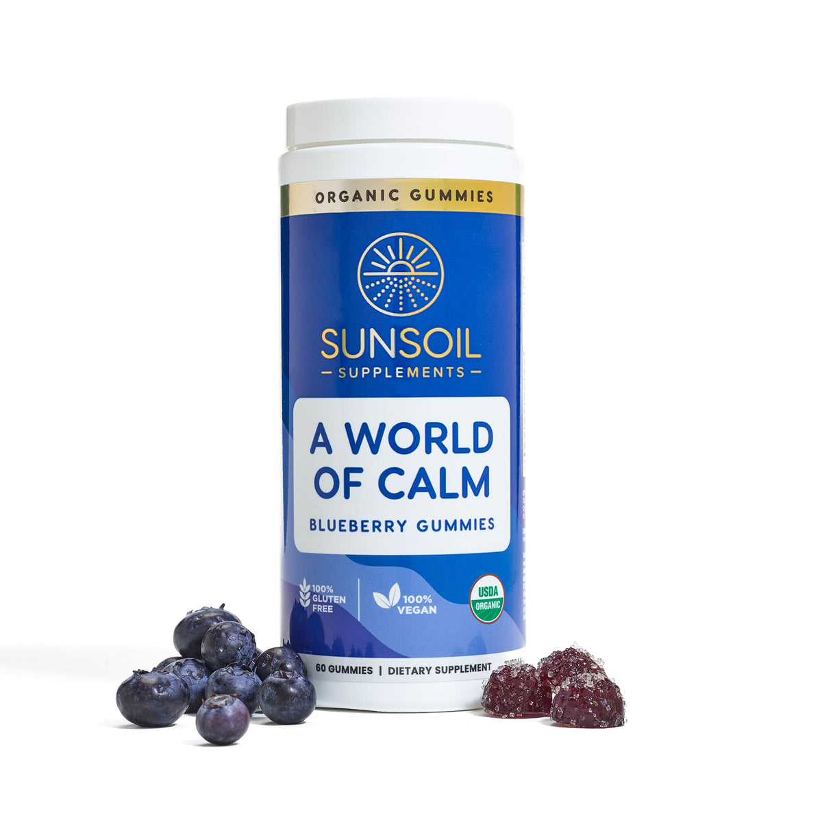 Sunsoil Gommes Calme Monde: bouteille pratique pour une routine zen au quotidien.