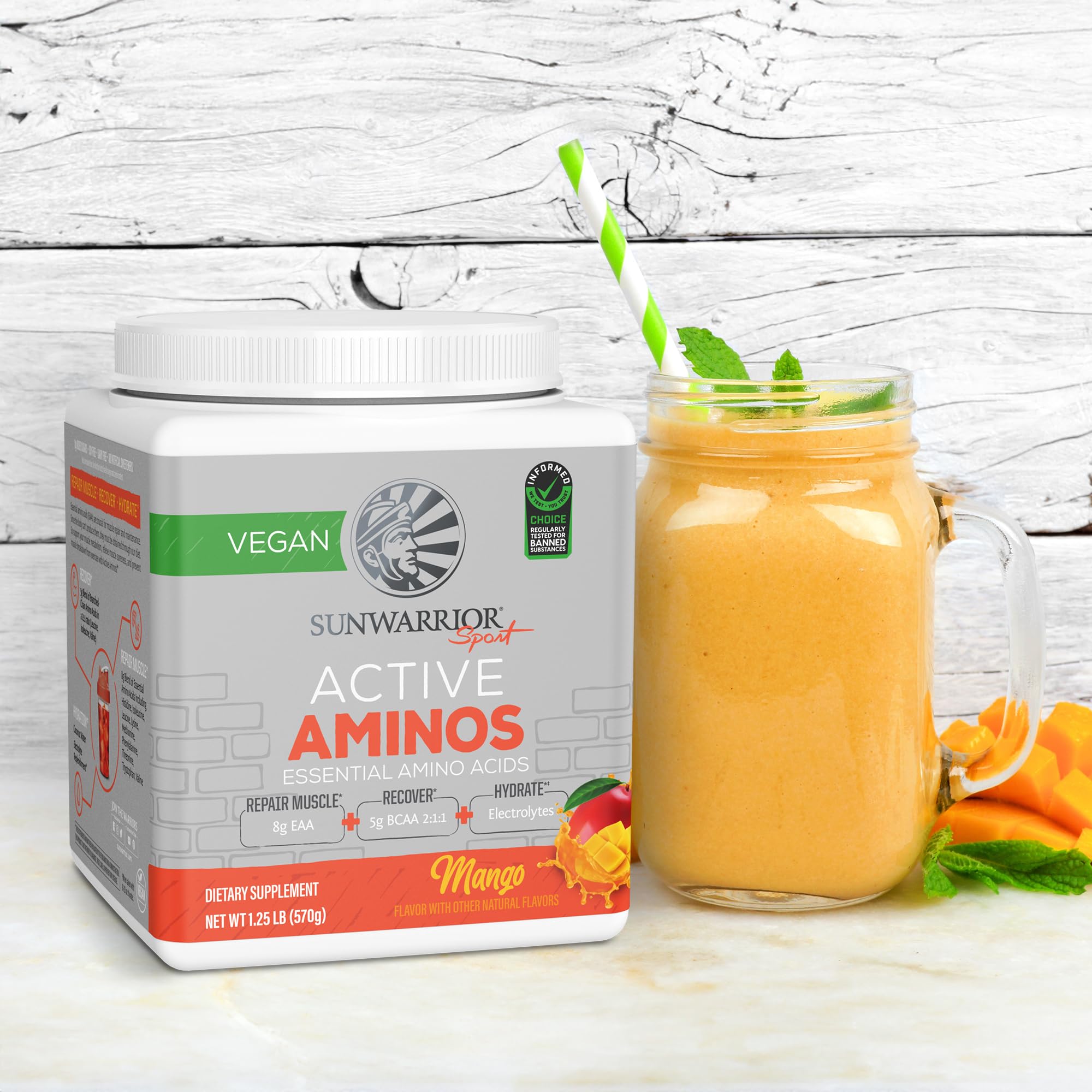 Sunwarrior Aminos mode vie active: soutien lors d'efforts quotidiens.