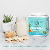 Sunwarrior boisson-collagene-vegan: mélange simple pour une routine quotidienne.