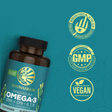 Sunwarrior capsules Omega3 DHA EPA: format pratique pour l apport nutritionnel journalier