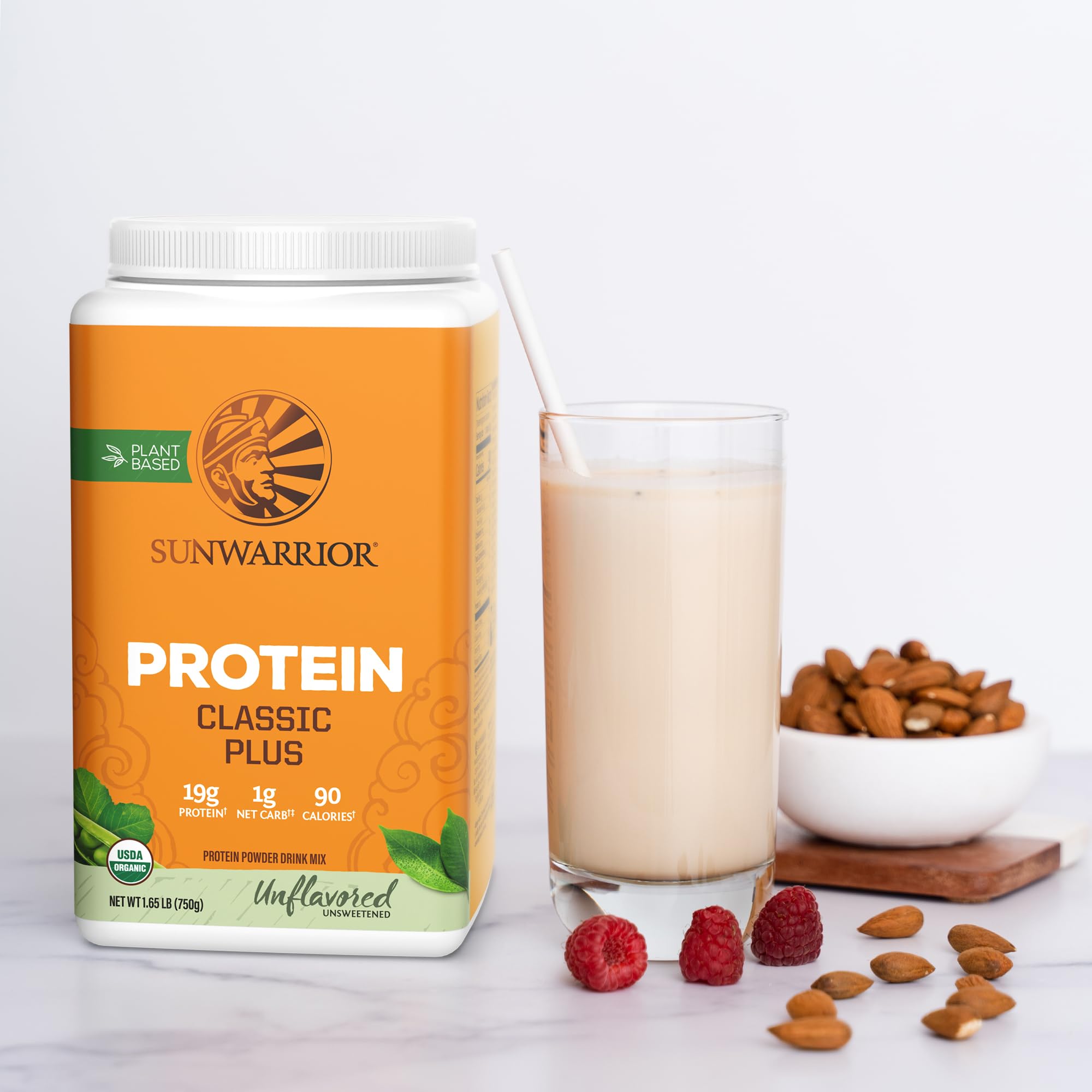 Sunwarrior Classic Plus, sans OGM, protéine végétale pure et naturelle