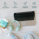Sunwarrior Collagene vegan, ingrédients verts bio pour une alimentation saine.
