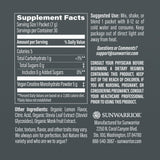 Boîte Sunwarrior Créatine 30 portions, emballage pratique pour les séances.