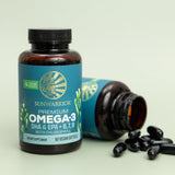 Sunwarrior formulation algale: huiles oméga équilibrées sans arrière-goût désagréable