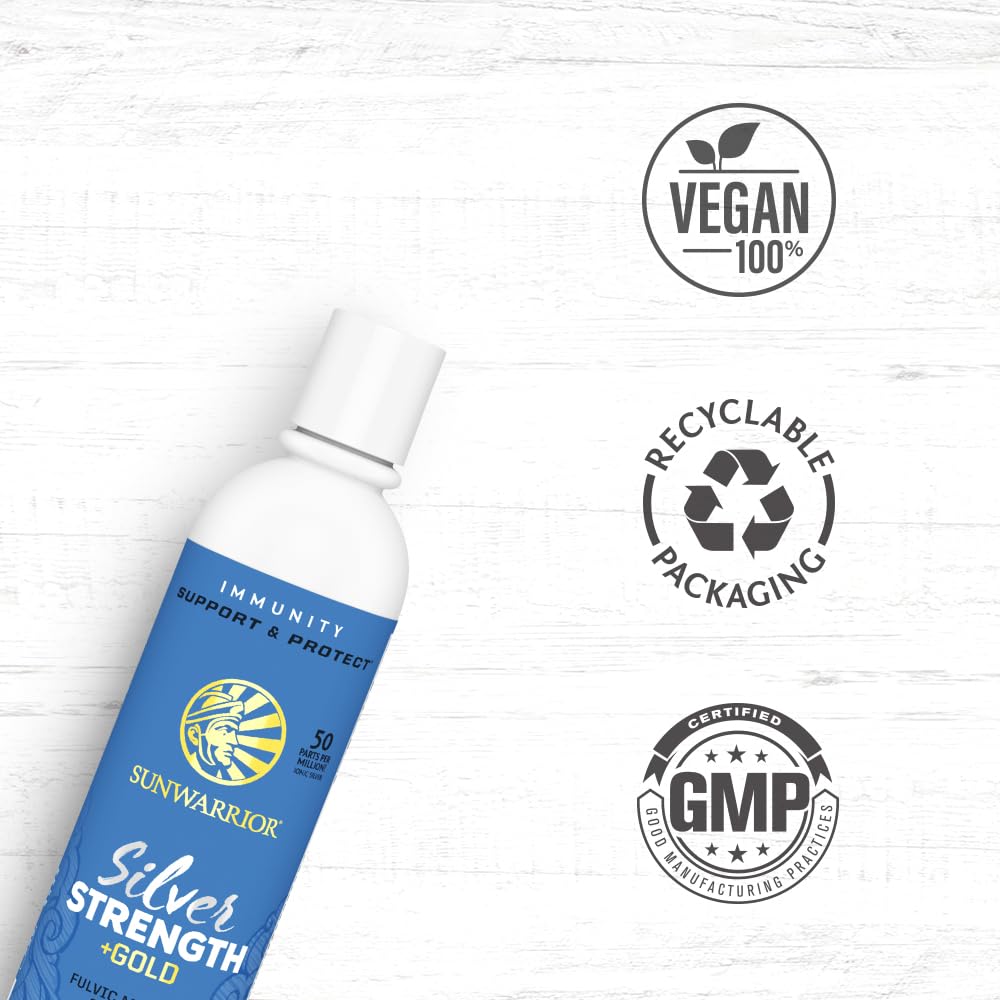 Sunwarrior Fulvic Acid Complex – cuillère-dose prête à mélanger dans une boisson