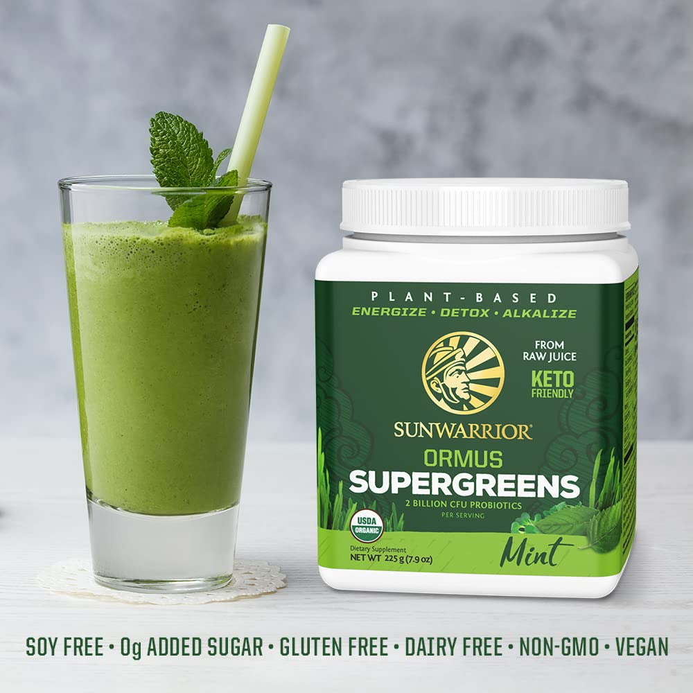 Minéraux et électrolytes Sunwarrior Greens, hydratation utile