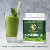 Minéraux et électrolytes Sunwarrior Greens, hydratation utile
