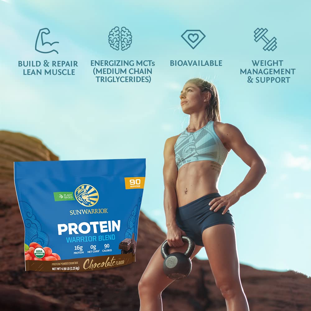 Ingrédients simples Sunwarrior protéine végétale sans additifs cachés