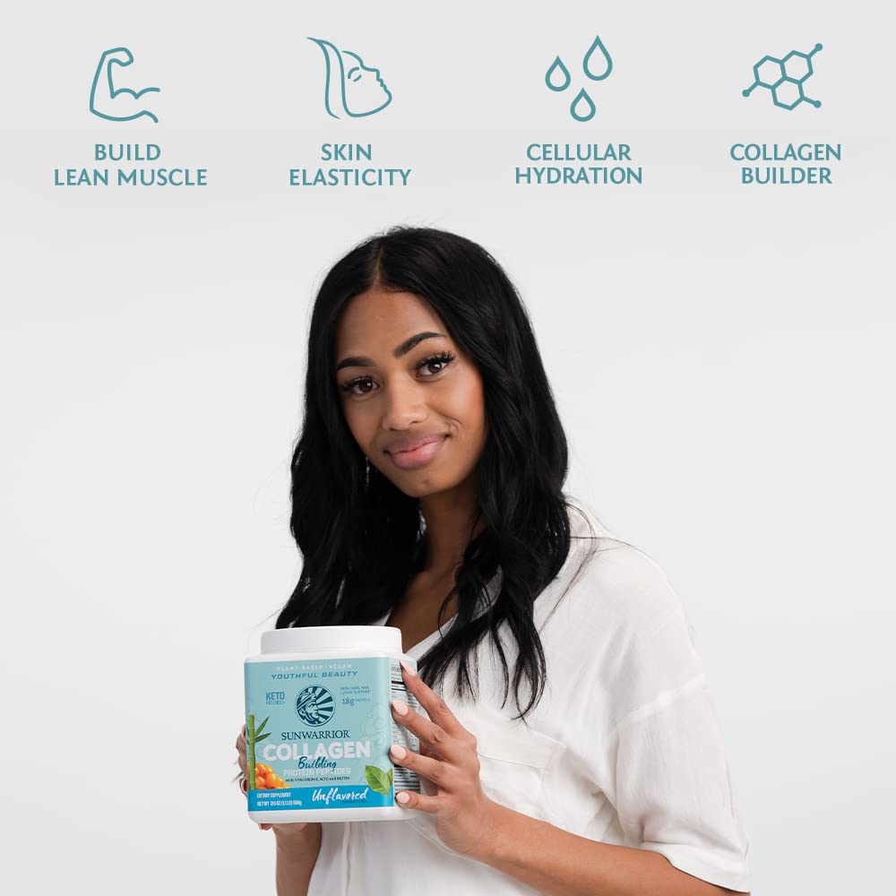 Sunwarrior ingrédients-vegetaux-proteines-bio: protéines végétales bio et nutriments essentiels.
