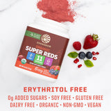 Sunwarrior Super Reds – poudre reishi: adaptation au stress et immunité naturelle.