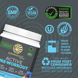 Sunwarrior Pré-Workout boisson eau froide: hydratation et énergie pendant l'effort.