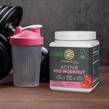 Sunwarrior Pre Workout prêt à l'emploi pour l'échauffement.