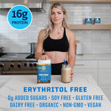 Sunwarrior Protéine — préparation smoothie protéiné végétal