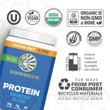 Sunwarrior Protéine Chocolat — versement facile lors du mélange