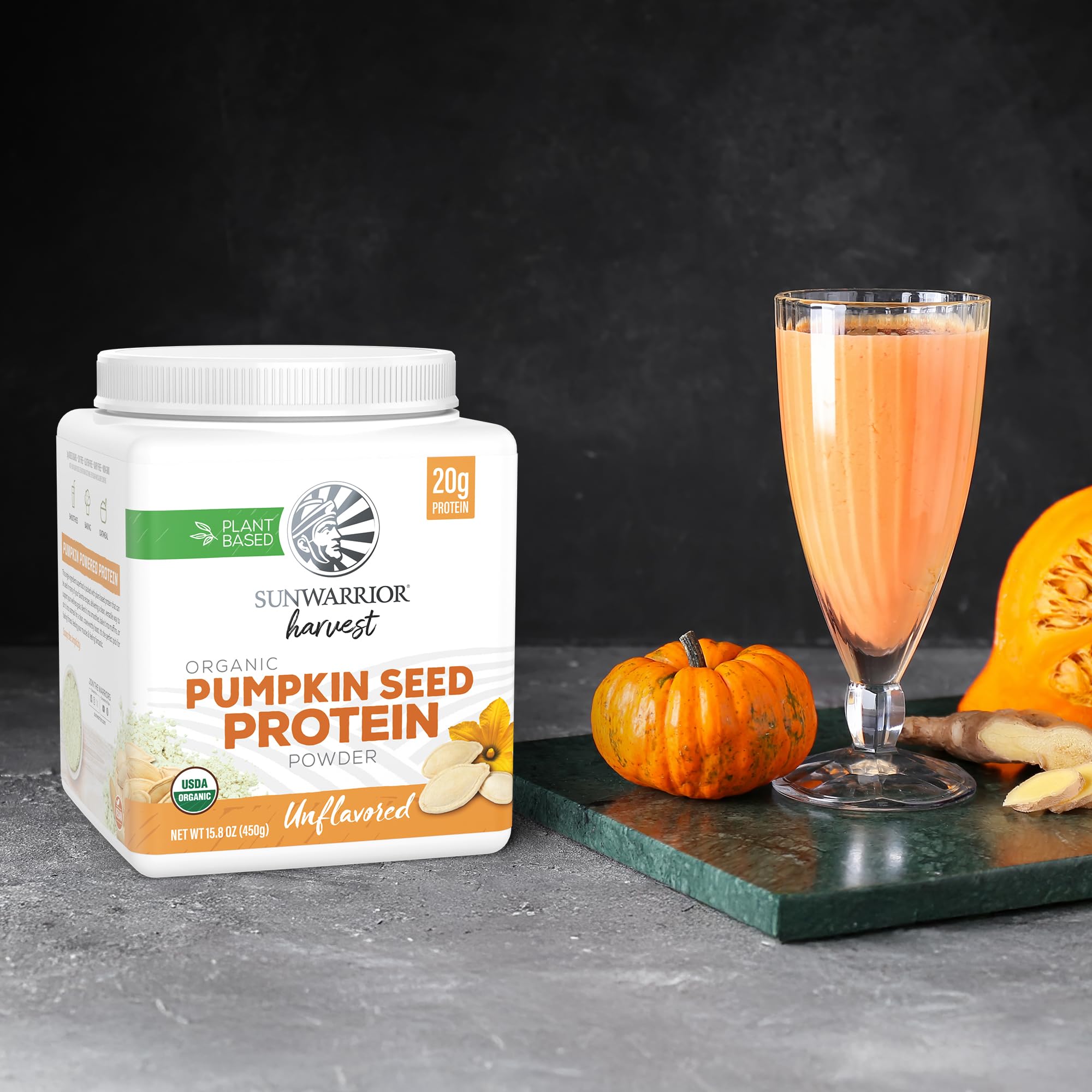 Sunwarrior Protéine de Graines de Citrouille – bio et sans additifs pour recettes protéinées