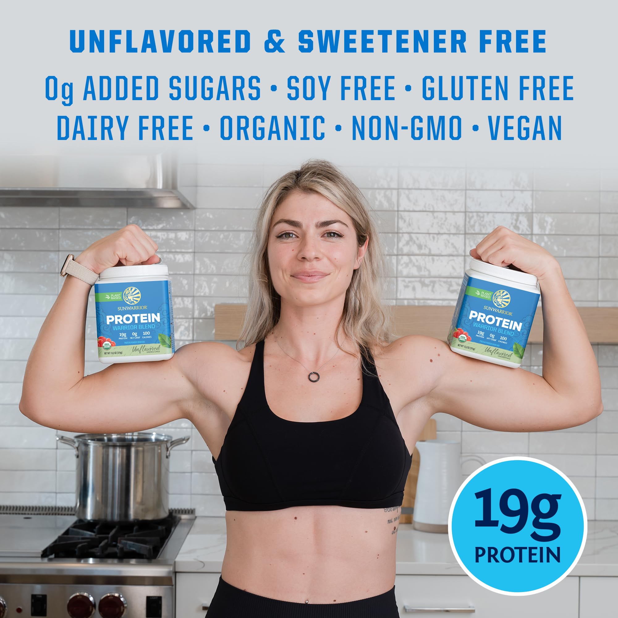 Sunwarrior protéine végétale bio – formule propre sans additifs