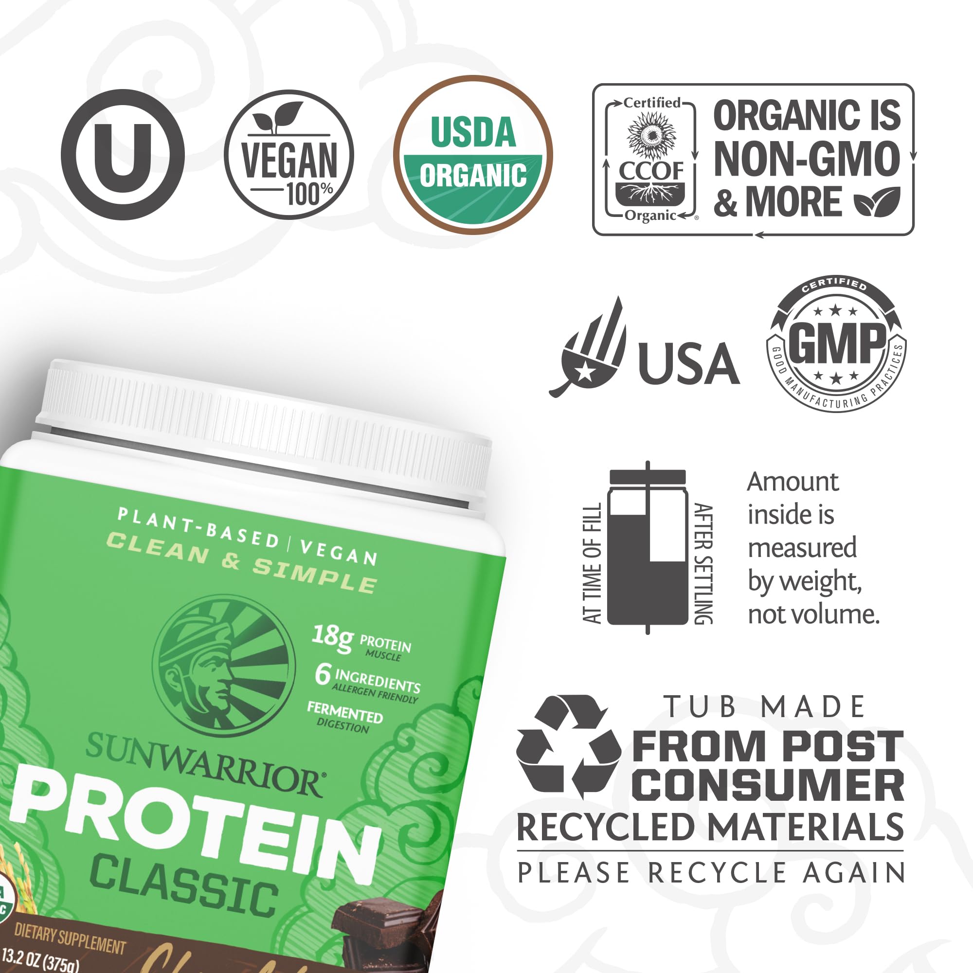 Sunwarrior protéine riz brun chocolat, shake prêt et agréable à boire.
