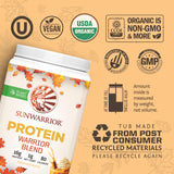 Sunwarrior Protéine Vegan texture cremeuse, base idéale pour smoothies