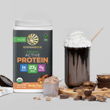 Sunwarrior Protéine Végétale Chocolat Beurre d'Arachide, digestibilité facilitée.