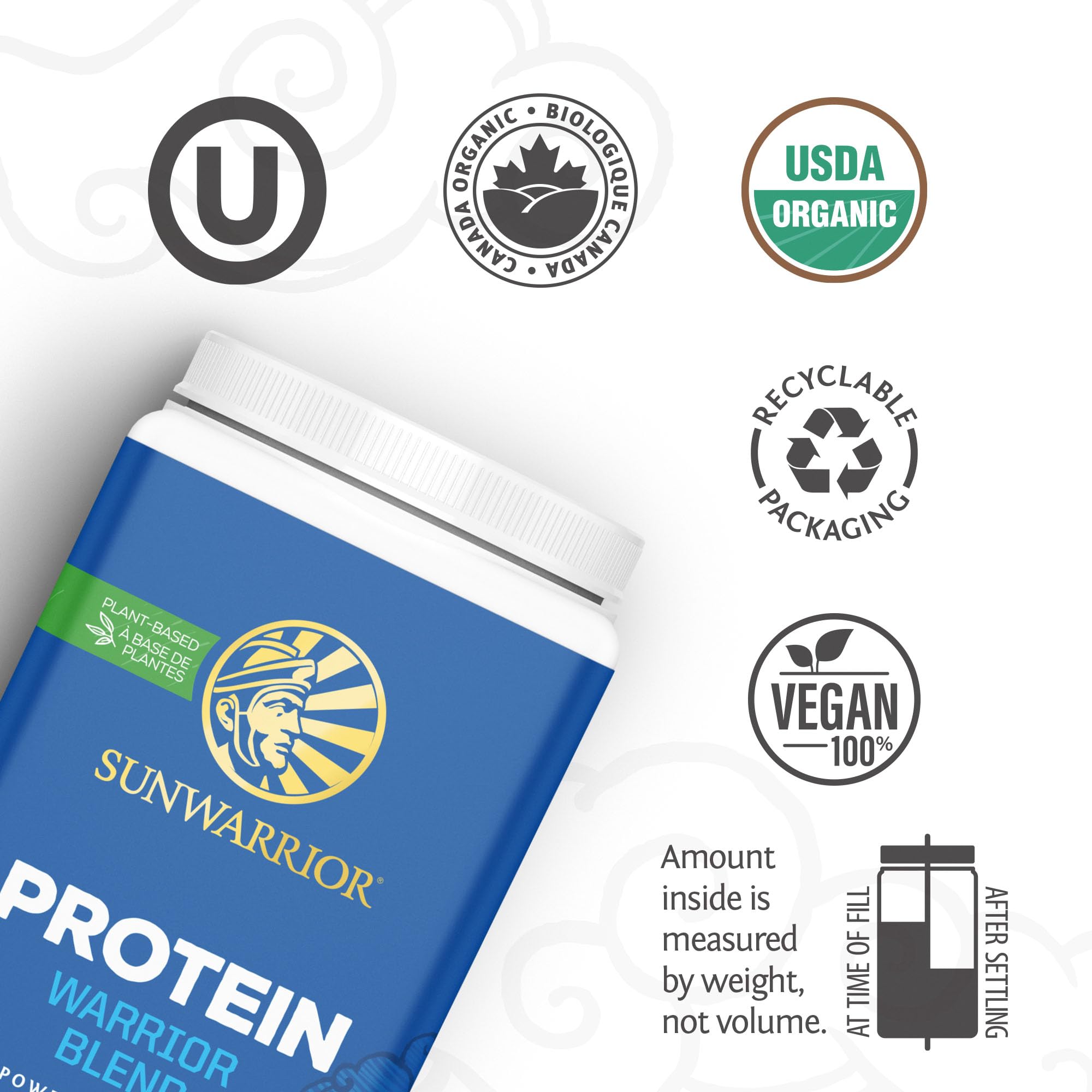 Shake Sunwarrior chocolat, texture veloutée et saveur chocolat enveloppante.