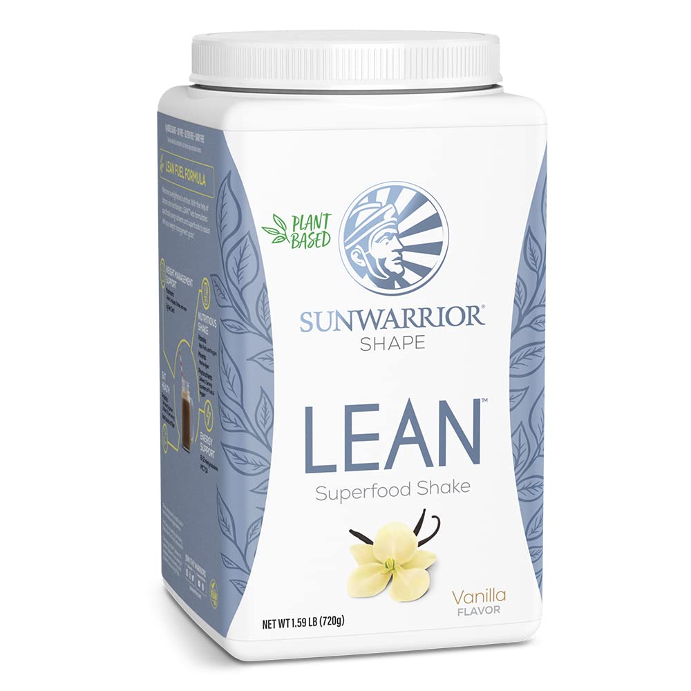 Sunwarrior Protéine Végétale Shape Lean Vanille, bouteille prête à mélanger.