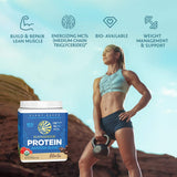 Sunwarrior Protéine Végétale Mocha – Boisson matinale sans lactose et sans gluten.