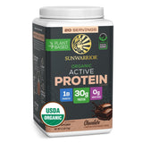 Sunwarrior protéine végétale chocolat, texture crémeuse et portions 20 pour une récupération naturelle