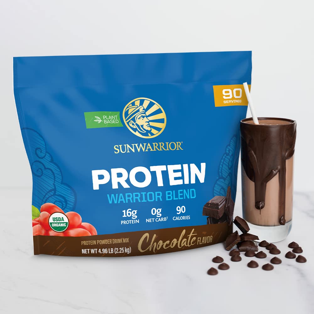 Ingrédients sans soja ni gluten Sunwarrior protéine végétale vegan
