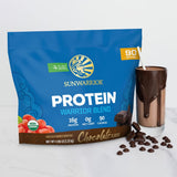Ingrédients sans soja ni gluten Sunwarrior protéine végétale vegan